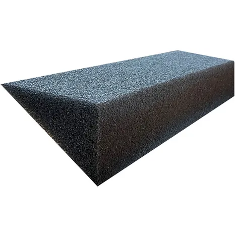 Porous foam gutter guard insert